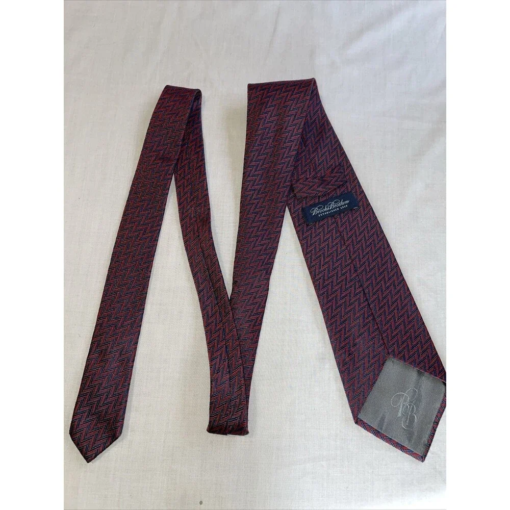 Brooks Brothers Italy Dress Tie Mens Sz 60